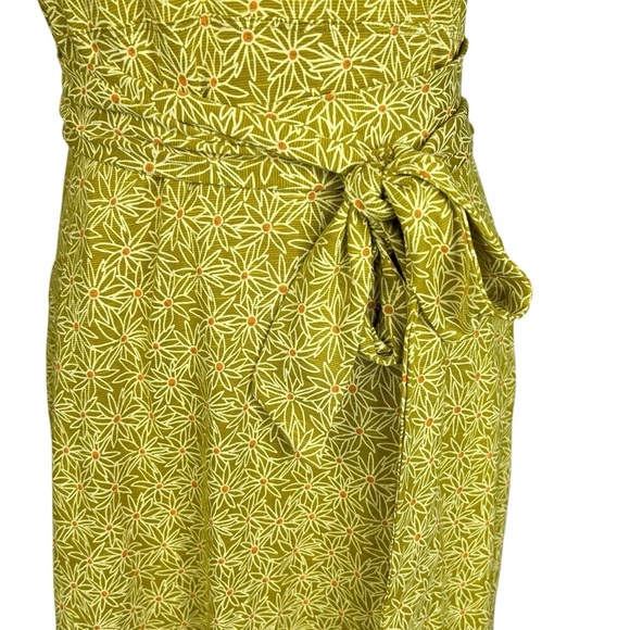 NEW Toad & Co XS Road Tripper Wrap Dress Popover Belted Daisies - Picture 2 of 11